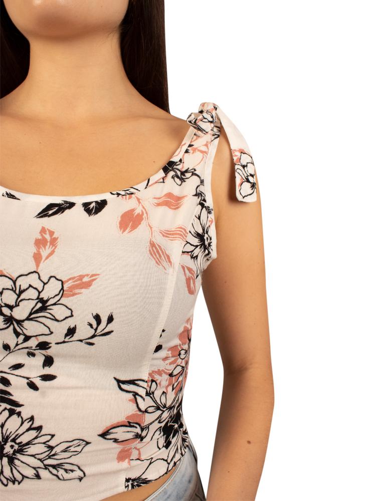 Top para Mujer DVK MANGA CERO LILA HU