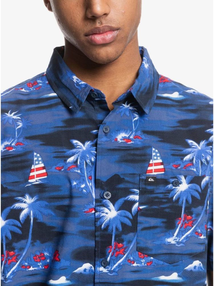 Camisa para Hombre QUIKSILVER SHIRT SS ISLAND HOPPER RQC6
