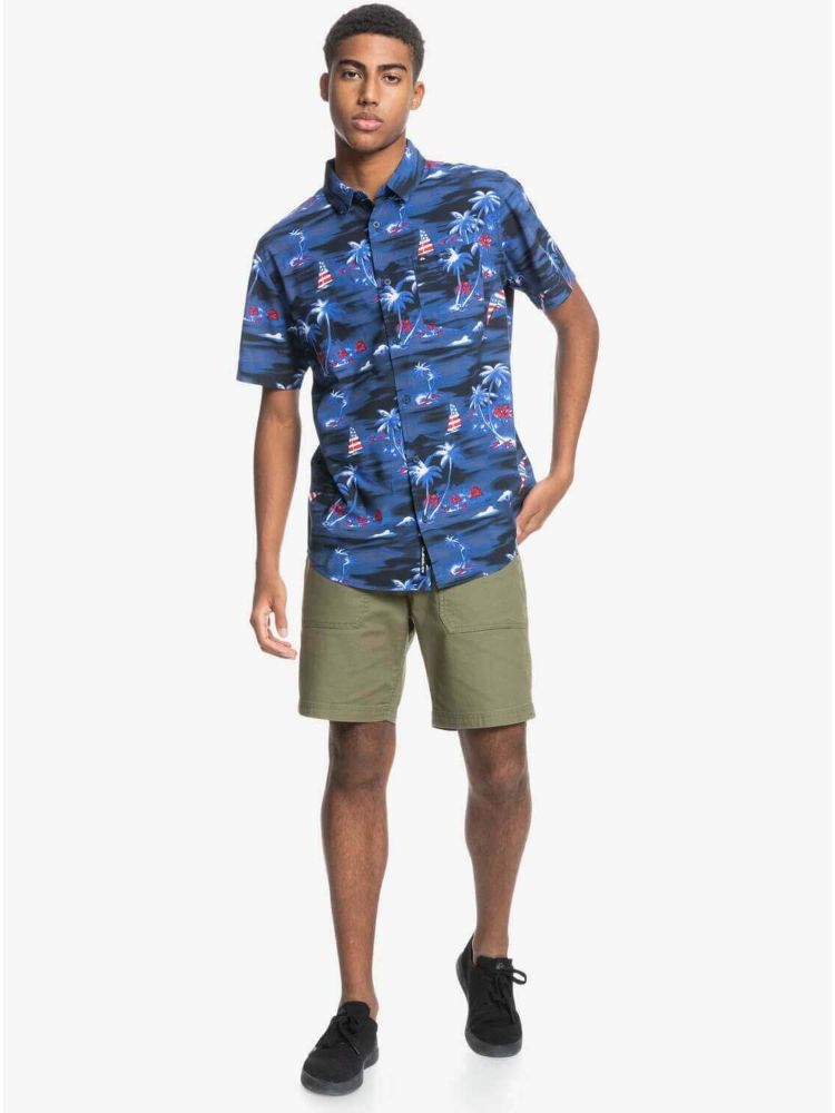 Camisa para Hombre QUIKSILVER SHIRT SS ISLAND HOPPER RQC6