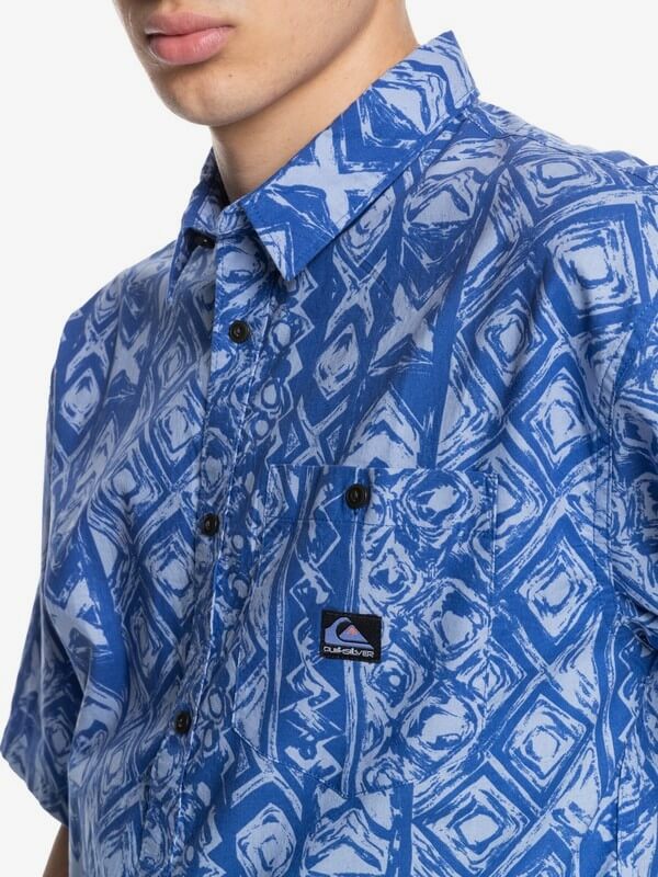Camisa para Hombre QUIKSILVER SHIRT SS CROSS WAVES PLN6