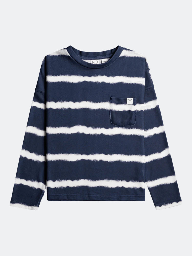 Polera para Niña ROXY CREW NECK ROXYROLLERCOAST BSP3 8 años a más