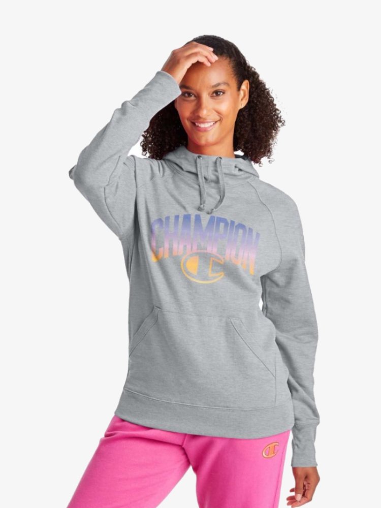 Polera para Mujer CHAMPION GF934586413 POWERBLEND APPLIQUE HOODIE 023