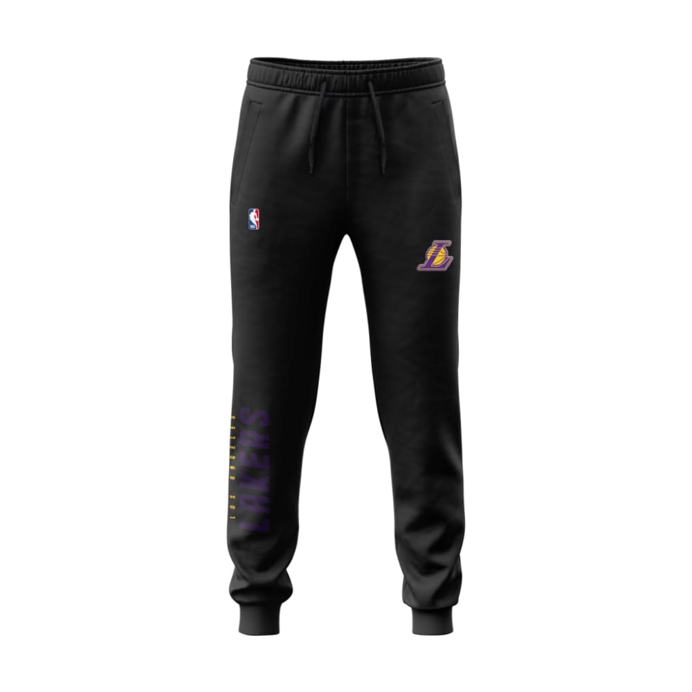 Jogger para Hombre NBA FLEECE PANTALON LARGO NBA VERTICAL LOGO BLK