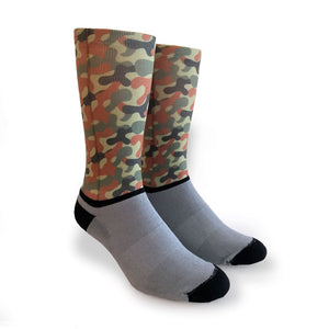 Media para Hombre OLIVER SOCKS CREW CAMOUFLAGE ARMY GN