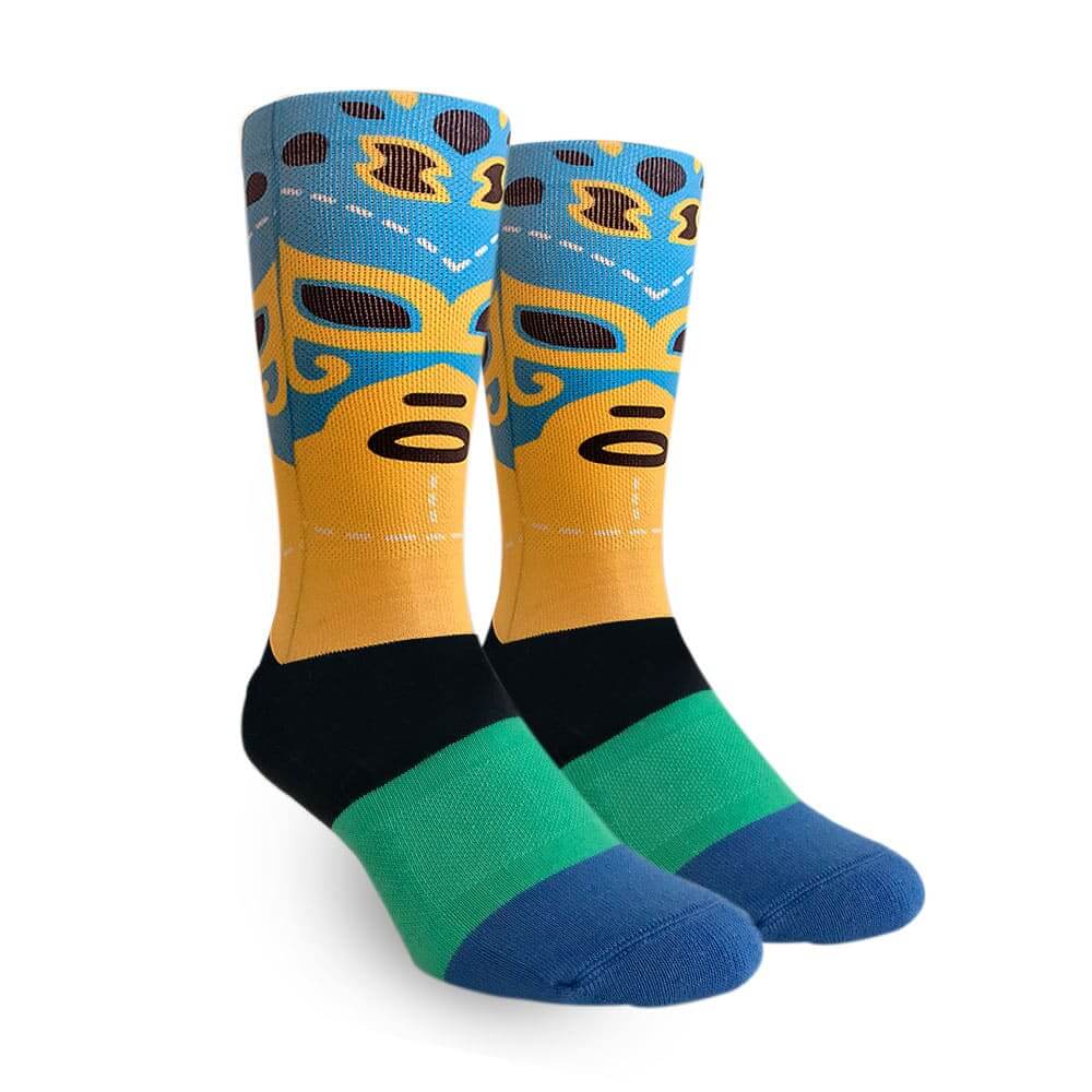 Media para Hombre OLIVER SOCKS CREW LUCHADOR BLUE VN