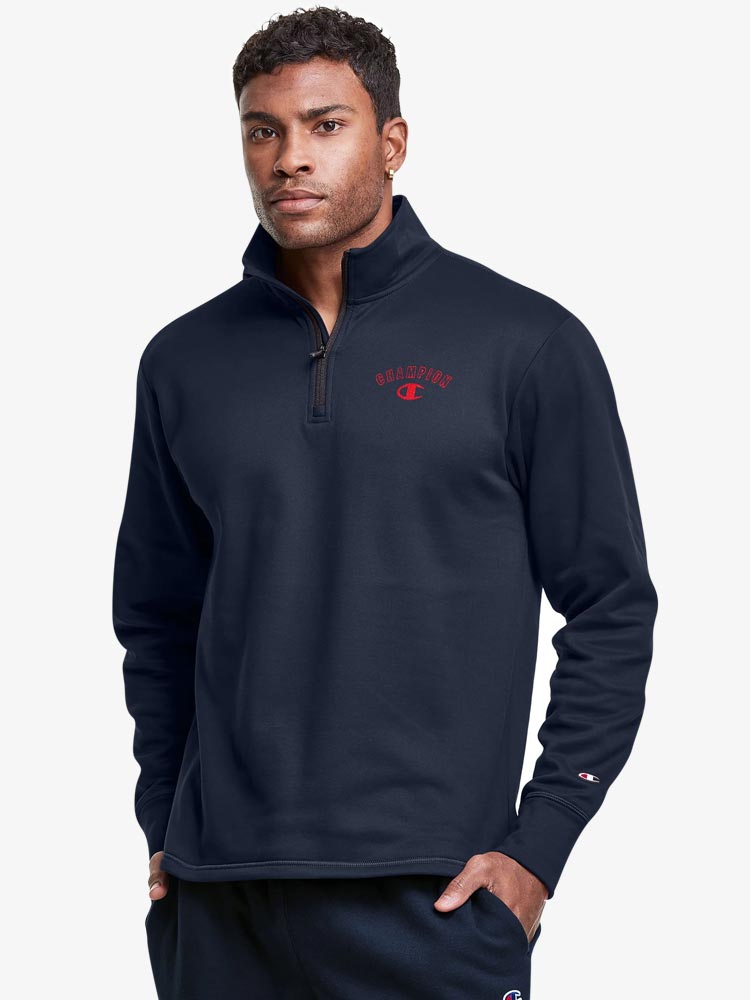 Polera para Hombre CHAMPION S0339G586639 GAME DAY GRAPHIC 1/4 ZIP Z0Q