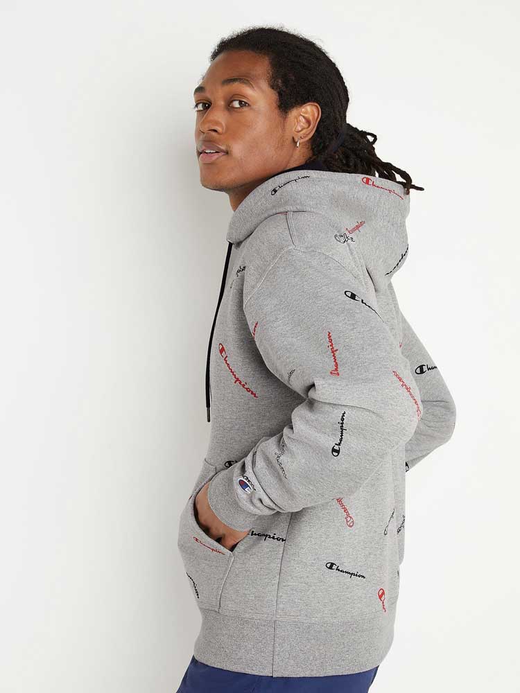 Polera para Hombre CHAMPION S5735P POWERBLEND AOP HOODIE +C8