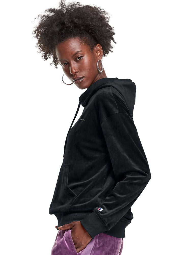 Polera para Mujer CHAMPION W59240586158 VELOUR HOODIE 001