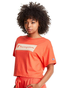 Polo para Mujer CHAMPION W5950G586789 THE CROPPED TEE - GRAPHIC B+1