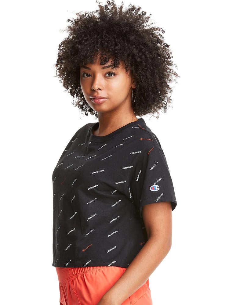 Polo para Mujer CHAMPION W5950P THE CROPPED TEE - PRINT AYUF
